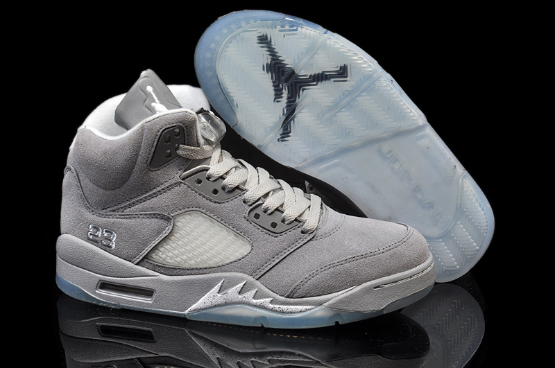 Air Jordan 5 Mens Shoes Gray Online